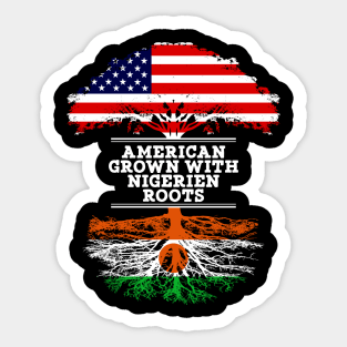 American Grown With Nigerien Roots - Gift for Nigerien From Niger Sticker